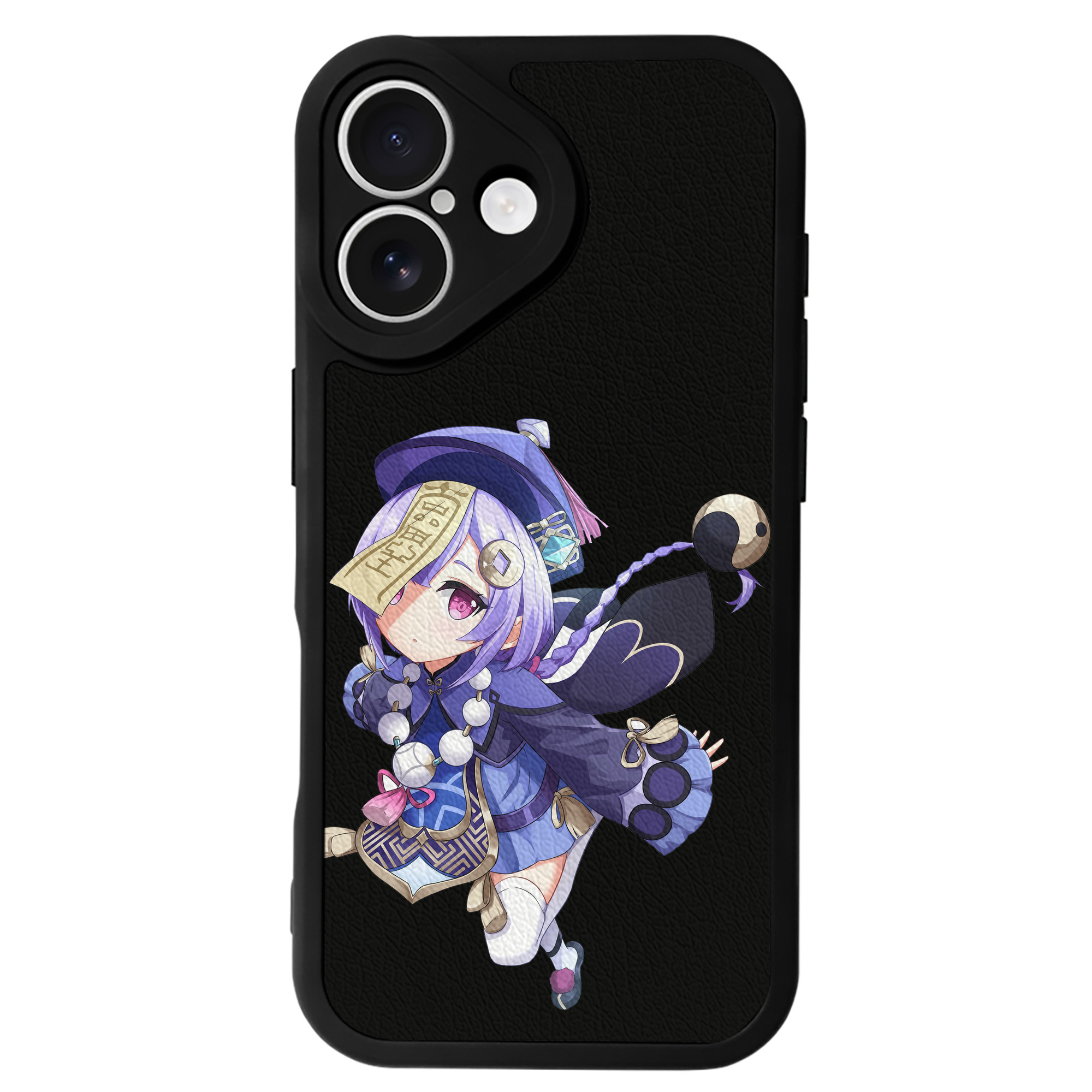 げんし神 七七 なな  genshin Nana 【iPhone 16シリーズ対応】シリコンスマホケース（レザー調） 材質：シリコン
